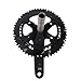 DJC Stone 110bcd Round Double Chainring for Shimano 105 R7100 UT R8100 DA R9200 Road Bike 56-42T 55-40T 54-40T 53-39T 52-36T 50-34T 48-33T 46-32T(Round 50-34T)