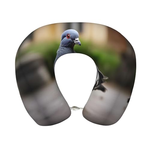 Almohada de Viaje de Espuma Viscoelástica Negro miniatura 1