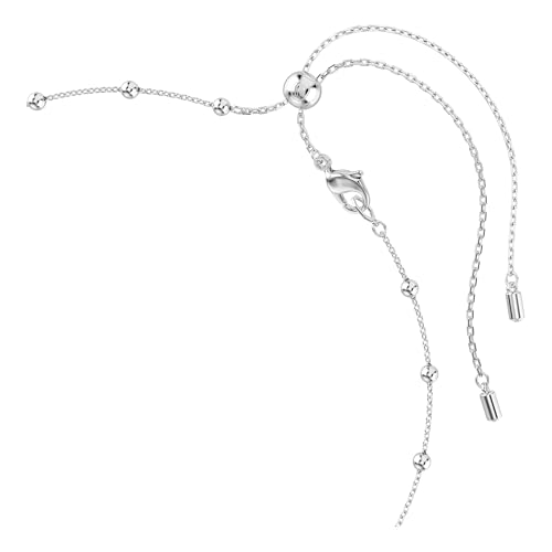 Swarovski Pendente Una Angelic, Taglia Rotonda, Motivi Double Face, Bianco, Bagno Rodio - 3