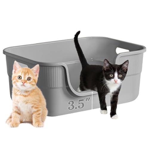Tehoao Low Entry Plastic Litter Box