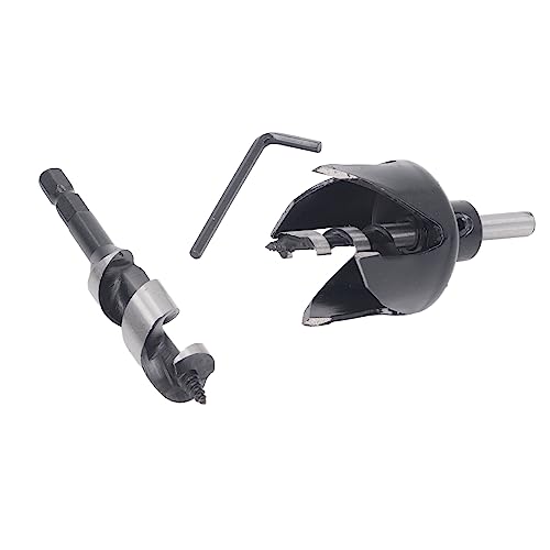 Kit de brocas para cerradura de puerta con diseño de agujero para extracción de viruta miniatura 6