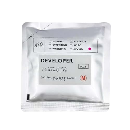 Toner universel MX3 magenta 240g pour réparer les impressions ternes