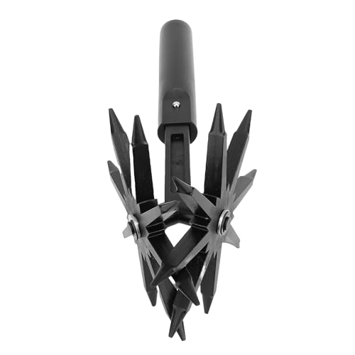 Rotary Cultivator Set, Manual Tiller Light Weight Garden Rake Soil Scarifier for Planting Around Soil Plants for Landscape Architects Gardeners Homeowners