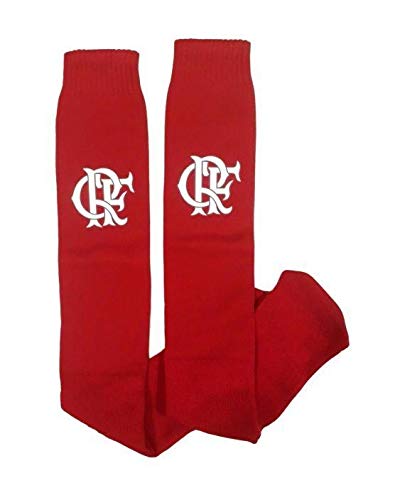 Meião Infantil Flamengo Vermelho Campo Oficial