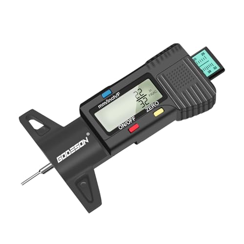 GODSON Digital Tire Gauge - 3 Modes, Color-Coded, Cars to SUVs