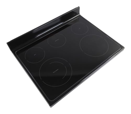 Whirlpool W11175876 OEM Range Glass Main Top, Black