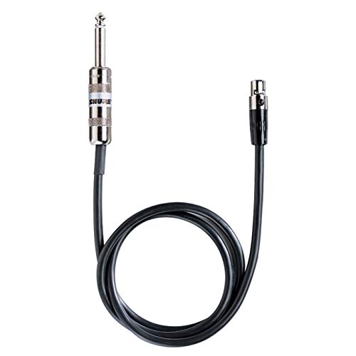 Il cavo dello strumento collega il trasmettitore T1, UT1, SC1, BLX1, PG1, PGX1, GLXD1, QLXD1, SLX1, LX1, ULX1, UC1, UR1, UR1M e U1 a una chitarra o altro strumento