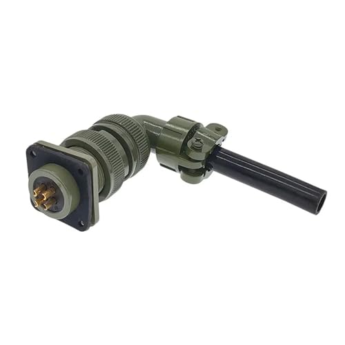 Conector circular tipo enchufe MS3106A robusto con especificación militar 5015 de 1 pieza 6