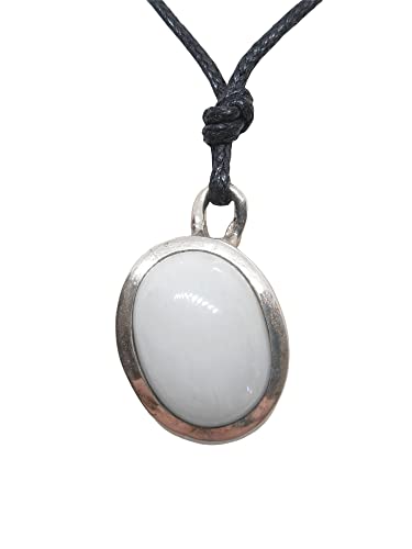 Pendentif en argent 925 orné d'une aigue-marine lait naturel de qualité joaillerie