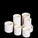 99.5% Alumina Cylindrical Crucible, 800ml, High-Temperature Corundum Crucible for Industrial Applications(80x200mm)