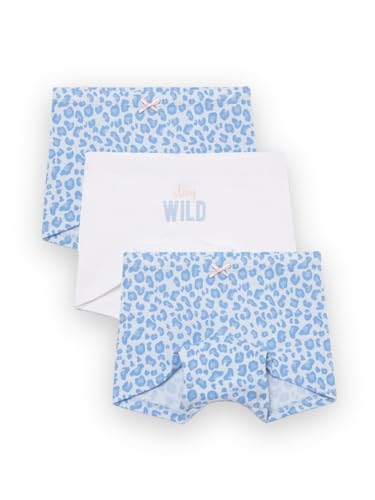 Image of mackly Girls Boxers (Pack of 3) - Cotton Boxer Shorts, Seamless Comfort, Mid Waist Boyshorts Panties