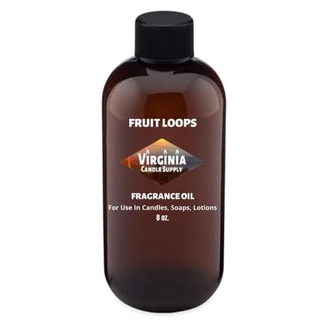 Fruit Loops Type Fragrance Oil (8 oz Bottle) for Candle Making, Soap Making, Tart Making, Room Sprays, Lotions, Car Fresheners, Slime, Bath Bombs, Warmers Cover