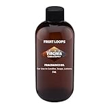 FRUIT LOOPS TYPE FRAGRANCE OIL - 8 OZ - FOR CANDLE & SOAP MAKING BY VIRGINIA CANDLE SUPPLY - FREE S&H IN USA