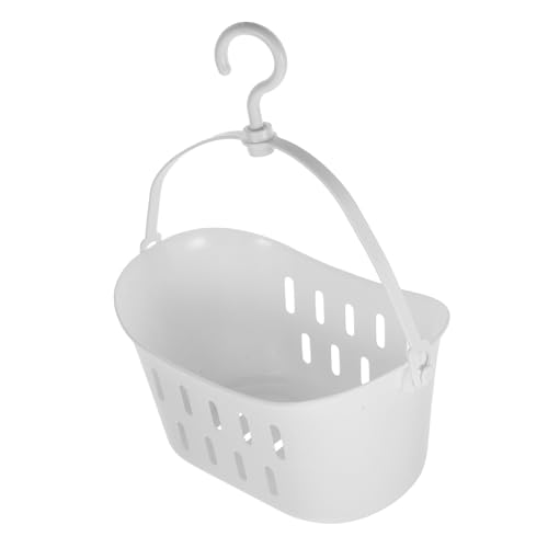 ULTECHNOVO Cestino Sospeso Per Doccia e Bagno Organizer Portaoggetti in Plastica Con Gancio Porta Accessori Da Bagno e Snack Salvaspazio Per Cucina