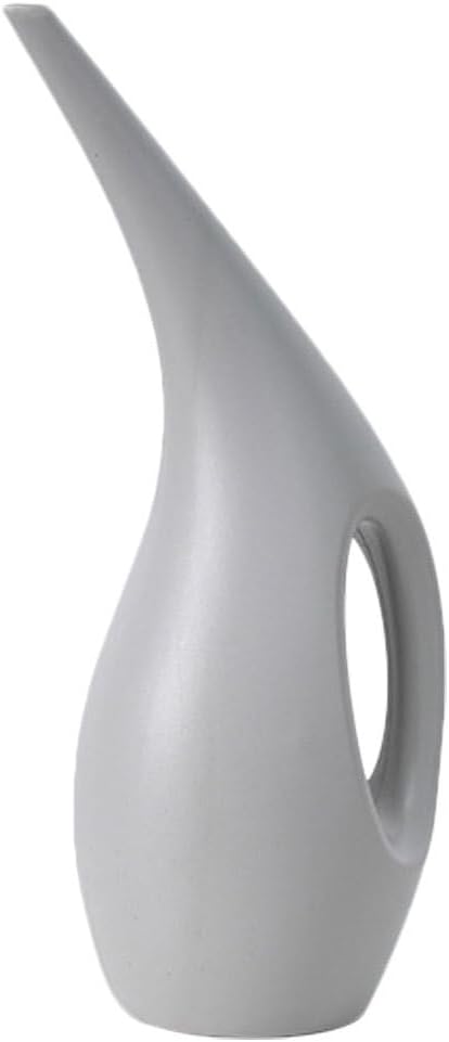 1Pc Light Grey Long Mouth Watering Can Plastic Watering Pot for Indoor Plants Horticulture Flowers and Gardening Handheld Sprayer for Easy Watering