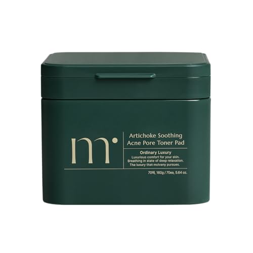 molvany Artichoke Soothing Affect Pore Toner Pad/ASAP Soothe&Calm Skin, Improve Skin Balance Recommended for Sensitive Skin, 70 Pads (160 g / 5.64 oz.)