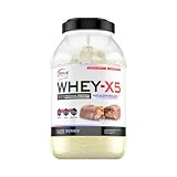 Genius Nutrition Whey-X5 (2000g) Crujiente de chocolate y cacahuete Proteínas Mezcla de Proteínas de Suero