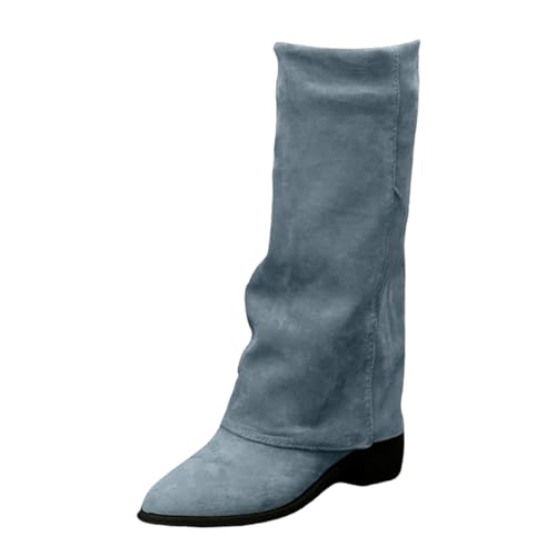 Bottes de cowboy pliables mi-mollet idéales pour les séances photos et festivals