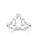Produktbild Thomas Sabo Damen-Ring Weiße Steine 925 Sterlingsilber TR2267-051-14-48