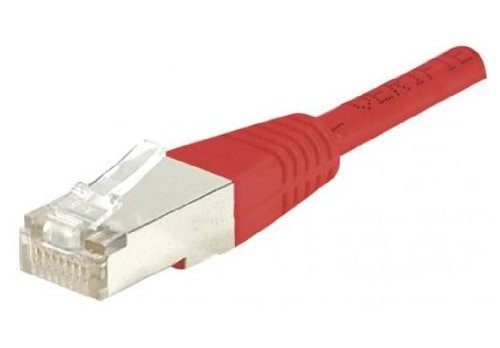 Preisvergleich Produktbild Dexlan Cat5E RJ45 FTP-Patchkabel, Rot, 0,7 m