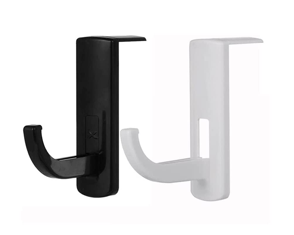 MRKU Headphone Stand Holder Headset Hook Hanger Desktop 2pc Earphone Sticker For Desk PC Display Monitor Accessories