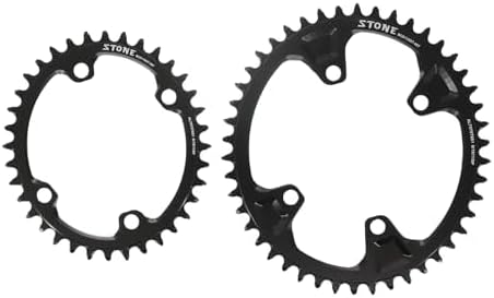 DJC Stone Oval Bike Chainring 110BCD for Shimano Gravel GRX FC RX810 RX600 36T 38 40 42 46 58T 60T Narrow Wide Road Bike Chainwheel