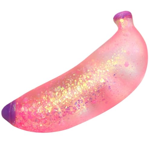 Squeeze Stress Toys, Soft Silicone Relief, 3.94x1.97 Inches Fruit Ball Builds, Slow Rising Fidget with Texture, Squishy Playthin