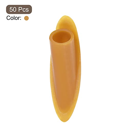 Image of MECCANIXITY 9mm Plastic Pocket Hole Plugs,Wood Plugs for Pocket Hole Jig Working Tool Accessories,Light Brown Pack of 50