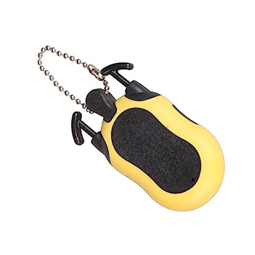 Contador de Puntuación para Golf BESPORTBLE, Accesorio de Plástico, Amarillo y Negro, 7 x 4 x 1.5 cm, con Llavero miniatura 4