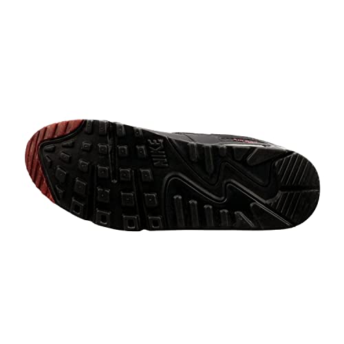 Nike Nike Huarache Run (GS) - Juniors, Anthracite Black Team Red, 13 US