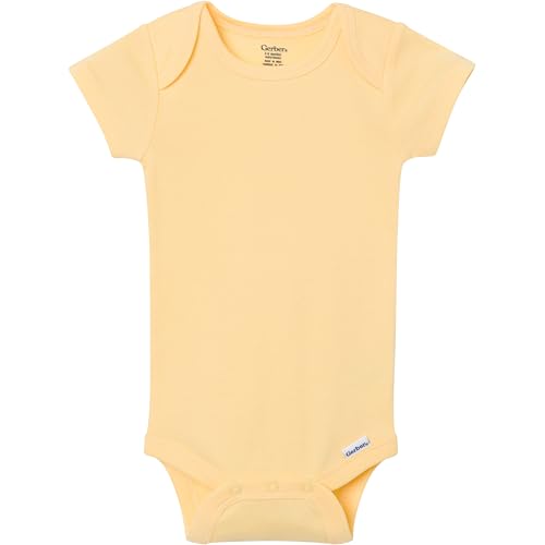 Image of Gerber Baby Girls' 8-pack Short Sleeve Onesies Bodysuits