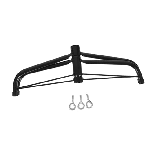 WHAMVOX 35cm Christmas Tree Base Metal Tree Stand Mat and Sturdy for Mini Artificial (Blackish)