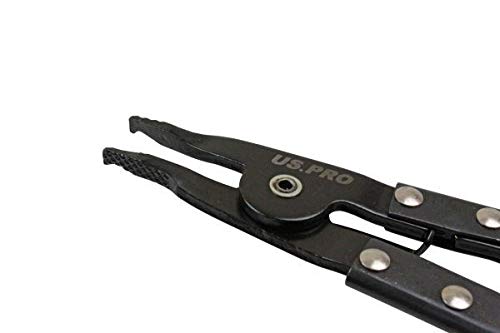 Alicates de anillo de bloqueo US PRO Herramientas 2239 extractor circlips 2