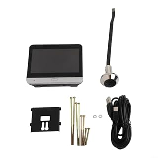 Feegow Spioncino digitale per porta con telecamera a colori da 4,3 pollici, 1080P, sensore di movimento PIR, spioncino WiFi 2.4G per la sicurezza domestica