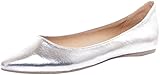 Breckelle's - Womens Talia-09 Pointed Toe Ballet Flats, Silver 38045-6.5B(M) US