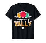Joyeux anniversaire en disant Vally T-Shirt
