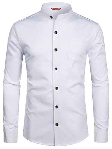 Image of Men's Slim Fit Beige Color Cotton Blend Casual Shirt