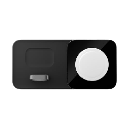 Base One Max Carbide Apple Charging Station 2nd Gen 3 in 1 Wireless Charging Station Airpods Apple Stand for Multiple Devices Magsafe