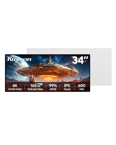 Image of Q34W 34 inch 4K Gaming Monitor, IPS Glossy(Minimalist Without Stand)