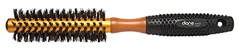 Diane 6-Row Comfort Grip Reinforced Boar Bristle with Aluminum Barrel Round Brush