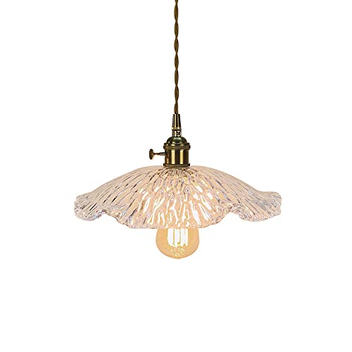 Suspension de salle à manger en verre moderne luminaire suspendu E27 pour plafond