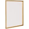 Kate and Laurel Calter Framed Linen Fabric Pinboard, 21.5x27.5, Gold