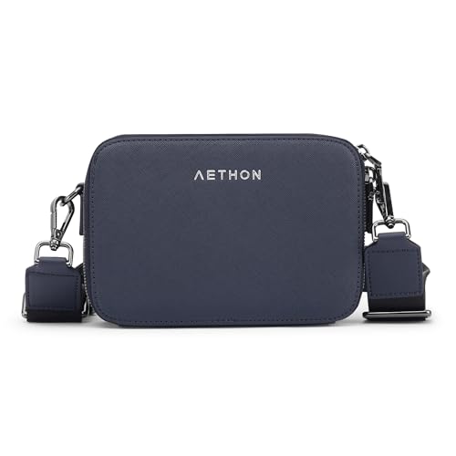 Image of AETHON | Abyss Sling Bag | Unisex Crossbody Bag | Saffiano PU Leather | Stylish Bag Perfect for Airport Look