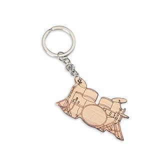 Drum Keychain Gift for Drummer Birthday Gifts for Drum Player Musical Drum Accessories Gifts for Men Boys Cymbal Drum Kit Set Key Chain for Rock Band Member Gifts