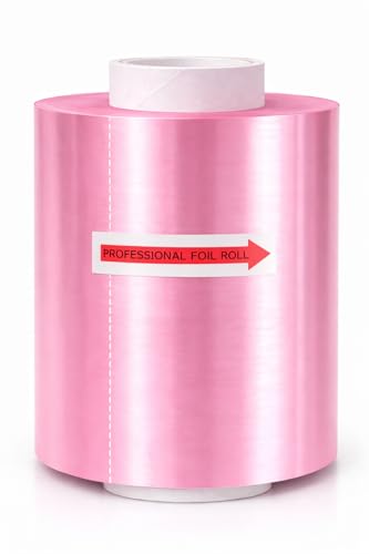 Foilmall farbige Profi-Friseuralufolie für den Salon 12cm x 250 m x15 m 1 Rolle Farbe zufällig ausgewählt