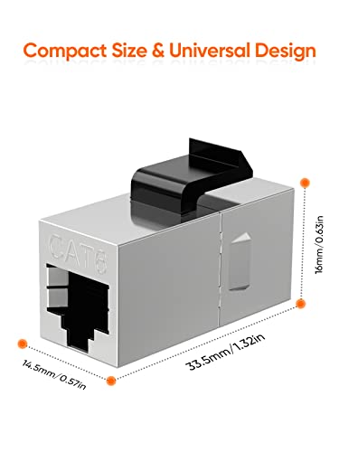 CableCreation Acoplador RJ45 Hembra a Hembra Pack 10 miniatura 7