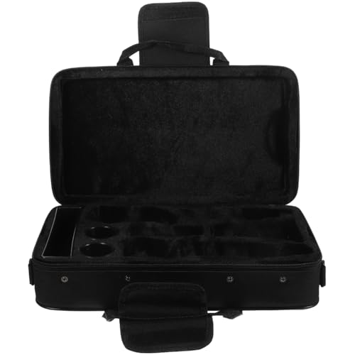 FOMIYES Black Clarinet Case: Shoulder & Handheld Bag for Musicians - Waterproof Oxford Cloth, for Outdoor Performances & School Use, Ideal for Students & Professionals, Random Logo Options Available - Thumbnail 3