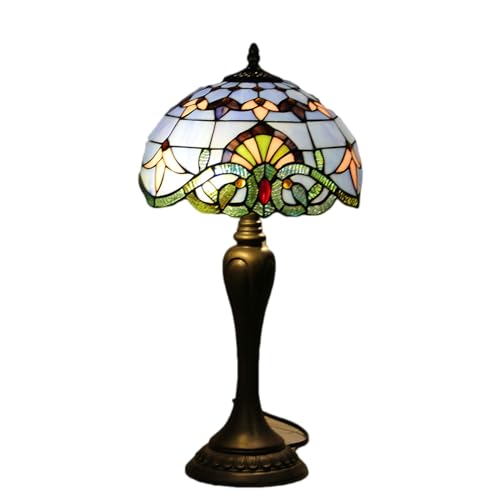 Lampe Tiffany de table baroque vintage pour decoration de chambre