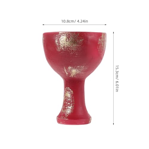 Figura artística de cáliz santo de resina para rituales 3