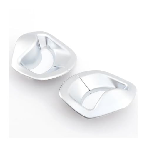 Decoración de la cubierta del cinturón para BMW Serie 7 G70 2023-2025, plata 6